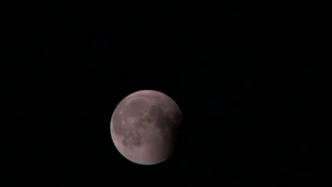 Lunar Eclipse Stock Footage 332416921