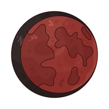 Lunar Eclipse illustration Stock Illustration