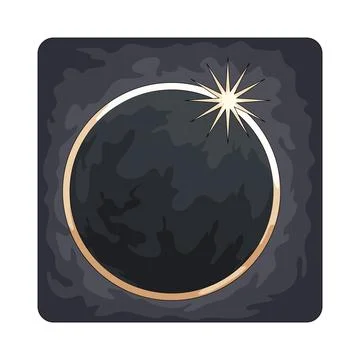 Lunar Eclipse illustration Stock Illustration