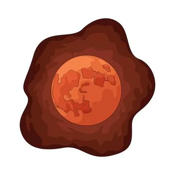 Lunar Eclipse illustration Ilustração Stock