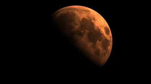 Lunar Eclipse Lapse Dissolve Video stock 41645127