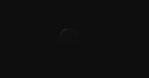Lunar eclipse in Los Angeles, California 2019 Stock Footage 115089151