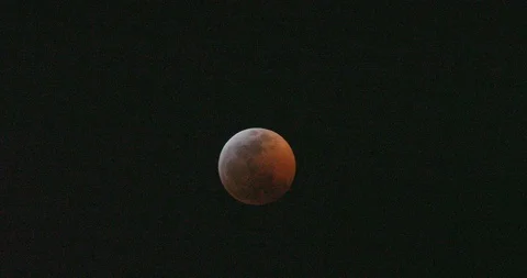 Lunar eclipse in Los Angeles, California 2019 Stock Footage 115089200