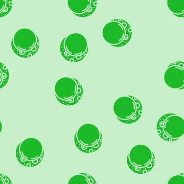 Lunar eclipse natural phenomena glyph vector seamless pattern Stock Illustration