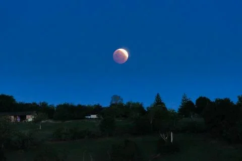 Lunar Eclipse. Stock Photos