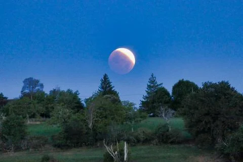 Lunar Eclipse. Stock Photos