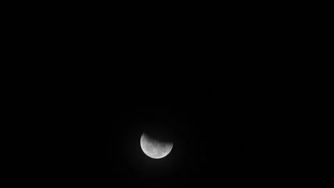 Lunar eclipse seen from Indonesia, PURWAKARTA, ID - 08 Nov 2022 Stock-Footage 220788013