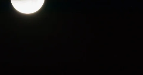 Lunar Eclipse as seen in Los Angeles, California Stock Footage 99158448