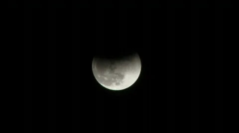 Lunar Eclipse Steady 720P Stock Footage 100337