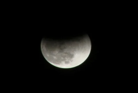 Lunar Eclipse Steady NTSC Stock Footage
