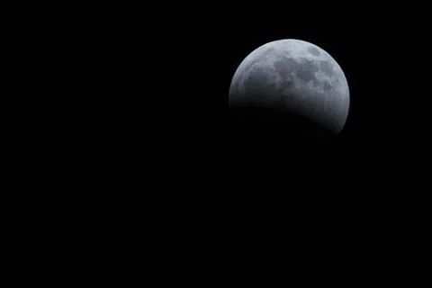 Lunar eclipse viewed in Guatemala, Guatemala City - 27 Aug 2026 Stock Photos
