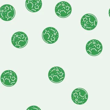Lunar eclipse weather natural phenomena glyph seamless pattern Stock Illustration