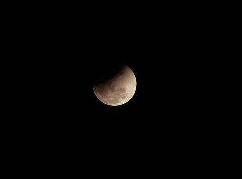 Lunar eclipse in Yangon, Myanmar - 03 Mar 2026 Stock Photos