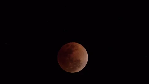 Lunar eclipse,Blue Blood Moon Eclipse in 2018. Stock Footage 85623964