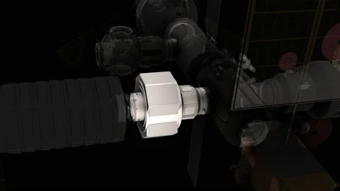 Lunar Gateway - Esprit refueller 库存影片 164329784
