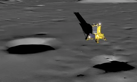 Lunar lander Stock Illustration