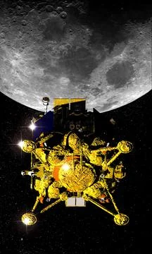 Lunar lander Stock Illustration