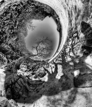 Lunar landscape. Stock Photos