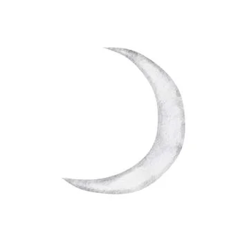 Lunar month isolate without background. for printing on T-shirts, banners Stock Illustration