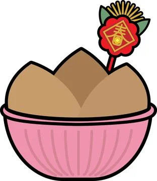 Lunar New Year items-Fa Gao Stock Illustration