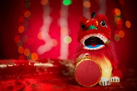 Lunar New Year or Spring Festival decorations 스톡 사진