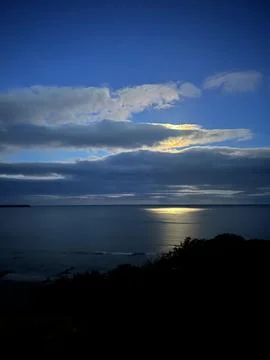 Lunar path Stock Photos