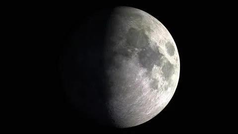 The lunar phases - Stock Footage 130353910