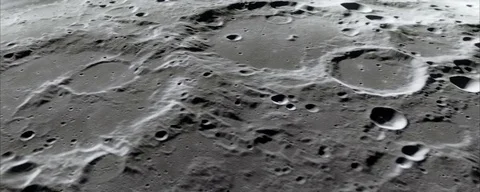 Lunar Surface Stock Footage 111163347