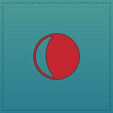 Lunation computer symbol Stock Illustration