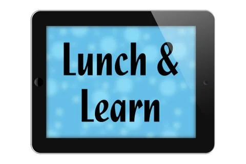Lunch and learn Illustrazione stock