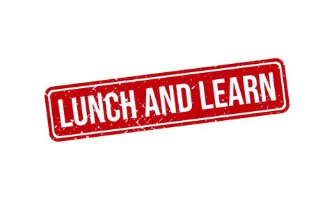 Lunch and Learn Rubber Stamp. Lunch and Learn Grunge Stamp Seal Vector Illu.. Stock Illustration