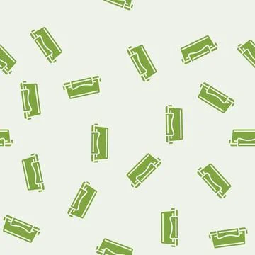 Lunch box plastic container glyph seamless pattern 스톡 일러스트