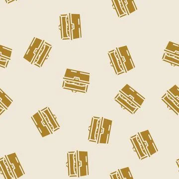 Lunch box plastic container glyph vector seamless pattern 스톡 일러스트