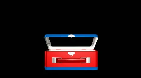 Lunch Box Transition HD Stock Footage 10870475