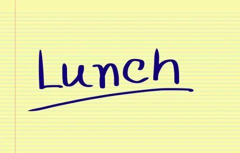 Lunch Concept Stock Illustration