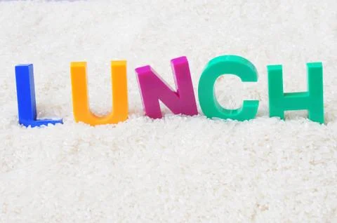 Lunch concept Stock Photos