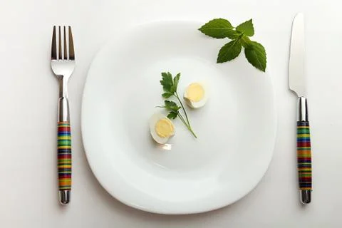 Lunch for diet Stock Photos