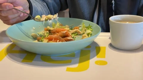 Lunch at IKEA restaurant Stock Footage 330534615