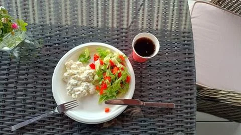 Lunch for the men Stock Photos
