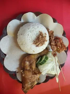 Lunch menu Foto stock