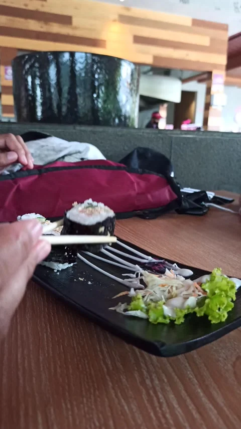 Lunch menu : Sushi Stock Footage 300429651