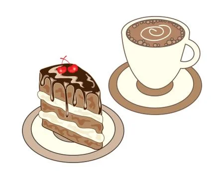 Lunch snack Illustrazione stock