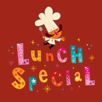 Lunch special Stock Illustration