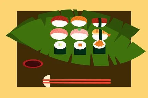 Lunch Time Background Vector Stock Illustration