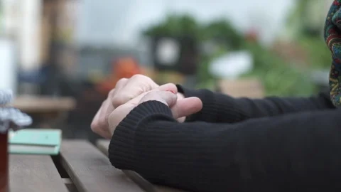 Lunch time - Terrace - Close up Video stock 89532698