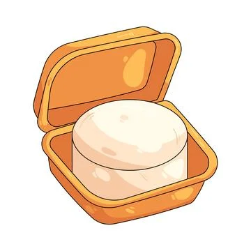 Lunchbox cake Stock Illustration