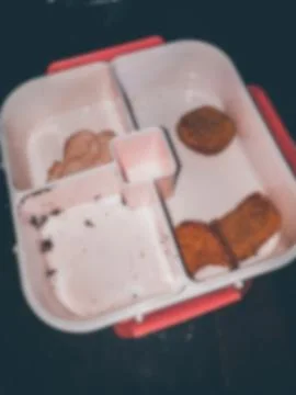 Lunchbox Stockfoto's