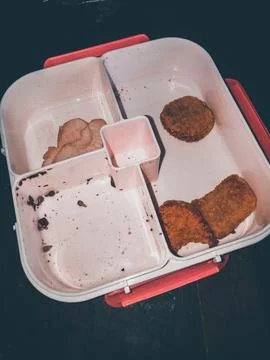 Lunchbox Stockfoto's