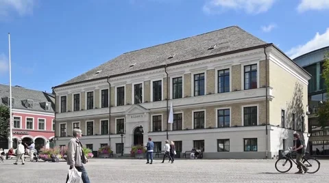 Lund Town Hall Timelapse Stock Footage 68325583