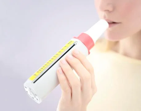 Lung function test Stock Photos